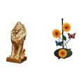 thumbnail image 1 of Majestuosa figura de león, adorno de mesa, soporte decorativo único para pañuelos de papel, ideal para la oficina, el hogar o la estantería. Un regalo, 1 of 8