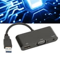 thumbnail image 1 of Adaptador USB a VGA 2 en 1 ANGGREK convertidor VGA 60HZ velocidad ultraalta, 1 of 8