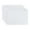 White Chambray, variant on over&back Set of 4 Washed 100%-Linen Woven Placemats - Colorful Dining Table Mat - Machine Washable - Kitchen and Home Decor - Ivory