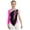 Hot Pink, variant on Girls Single Long Sleeve Gymnastic Leotard Rhinestones Figure Skating Ballet Dance Bodysuit Hot Pink 14