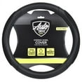 thumbnail image 3 of Auto Drive Black 3D Mesh, Universal Fit Steering Wheel Cover, PU leather, 3 of 4