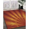 thumbnail image 3 of Ahgly Company Machine Washable Indoor Rectangle Transitional Tomato Red Area Rugs, 2' x 3', 3 of 7