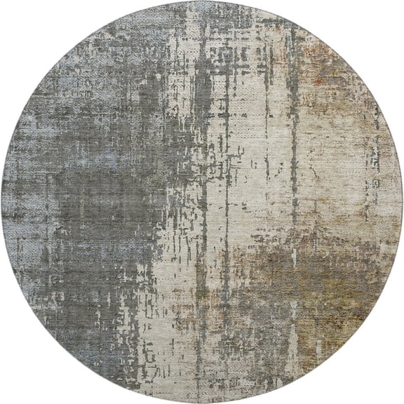 Dalyn Rugs Premium Machine Washable Mayfield AMF797 Beige 8' x 8' Round Rug