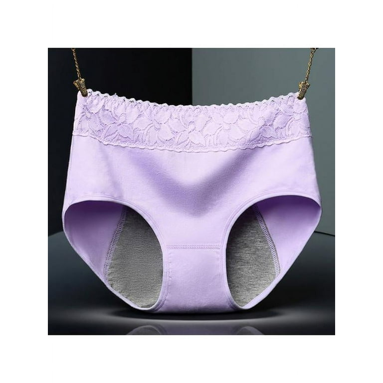 MarinaVida Women Menstrual Thicken Period Leak Proof Panties Cotton Waterproof  Underwear 
