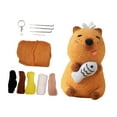 thumbnail image 4 of GUOOL Capybara Doll Unique DIY Wool Material Set for Teens Children Beginners A, 4 of 9