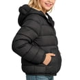 thumbnail image 6 of GigrtiJin 1T-8T Kids Puffy Coats Long Sleeve Hoodie Coats Girls Winter Cute Zip up Casual Going Out Coats with Pockets, 6 of 7