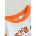 thumbnail image 6 of Wassery My 1st Halloween Clothes Costume Infant Baby Girl Boy Fall Halloween Sweatshirt Long Sleeve Round Neck Letter Print One-Piece Bodysuit 0-18 Months, 6 of 9