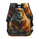 thumbnail image 4 of Balery Prairie Meditating Lion Mochila Escolar Impresa, Mochila Ligera para Viajes Casual, Mochila Duradera y Cómoda Multifuncional, Mochila para Laptop-One Size, 4 of 5