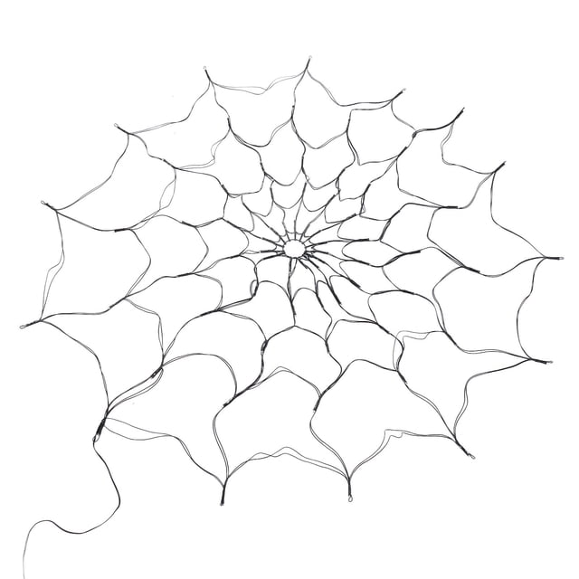 Accesorios de decoración aterradores de Halloween, luces de telaraña de Halloween, luces LED de decoración de telaraña de Halloween, rendimiento comprobado
