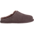 thumbnail image 4 of SNUGRUGS Men’s Newbury, Sheepskin Mule Rubber Sole Open Back Slippers - Brown - US 12, 4 of 7