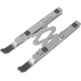 thumbnail image 3 of Laptop Stand, Tablet Stand, Portable Stand, Adjustable Stand, Aluminum, Ergonomic, Foldable, Compatible with Phone, Tablet, All Laptops (Up to 18 inches) with 7 LeCPDD els Height Adjustment Silver -, 3 of 8