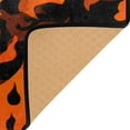 thumbnail image 4 of Area Rugs 72"x48" Indoor Non-Slip Wear Resistant Floor Mats Soft Large Carpets for Living Room Bedroom Home Decor Washable Rug Orange and Black Flames, 4 of 7