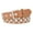 Umber, variant on Women's Faux Leather Studded Medieval Belt Buckle Metal Buckle Fashion Medium D Ring Summer Steampunk White Small-X-Large