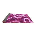 thumbnail image 2 of Ahgly Company Indoor Round Oriental Pink Modern Area Rugs, 4' Round, 2 of 4