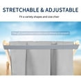 thumbnail image 5 of PiccoCasa Microfiber Dry Sand Free Beach Travel Towel 30"x60" Light Grey, 5 of 7