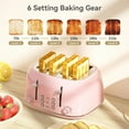 thumbnail image 4 of Dovimi 4-Slice Toaster, Stainless Steel with Removable Crumb Tray, 4 of 9