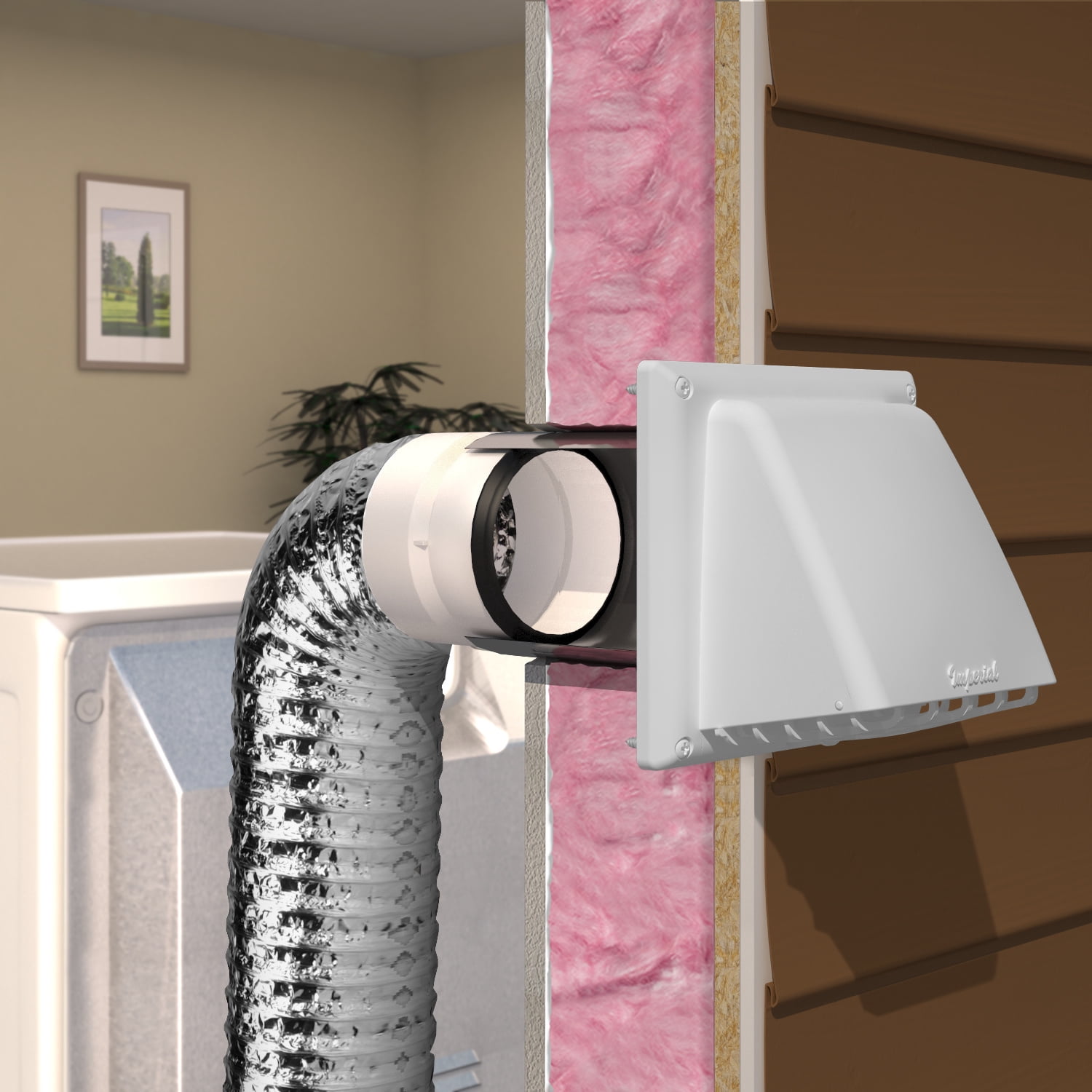 Imperial Semi-Rigid Aluminum Dryer Hose Kit (1-Piece)