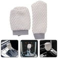 thumbnail image 2 of Nishuna 1 Set Car Hand Brake Grip Cover And Gear Shift Knob Cover Gear Shift Protector Cover, 2 of 5
