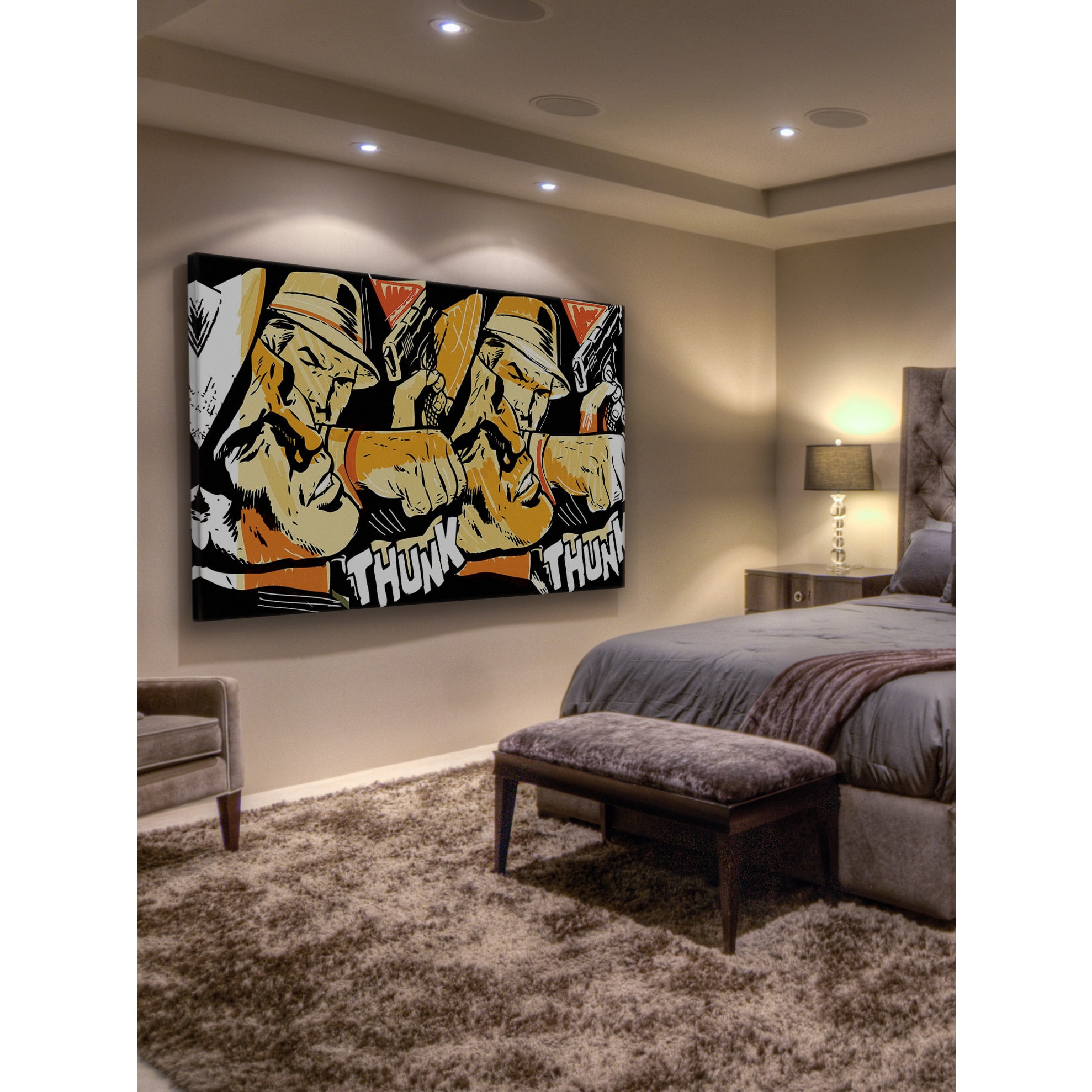 Marmont Hill "Thunk" Print on Canvas
