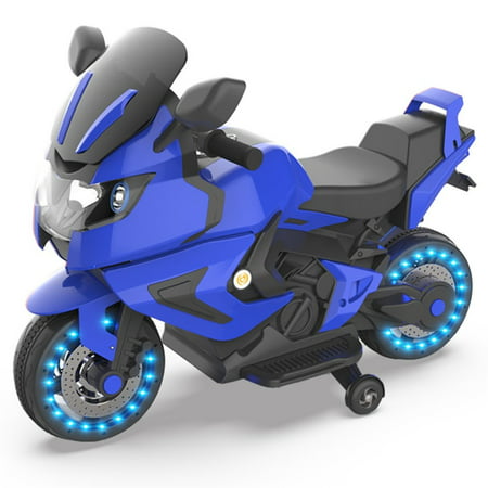 HOVERHEART Kids Electric Power Motorcycle 6V Ride On Bike (10 Best Adventure Motorcycles)