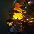 thumbnail image 2 of Hell's Messenger with Lantern,The Ghost Looking for Light Statue,Witch Ghoul Lamp Courtyard Decor Resin Ornaments Ghost Sculpture, 2 of 6