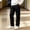 A169 Black, variant on Trikvn Boys Solid Dress Pants Classic Fit Formal Trousers Elastic Waistband School Uniform Suit Pants with Side Pockets