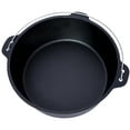 thumbnail image 5 of Olurrisa Pre-Seasoned Cast Iron Dutch Oven With Skillet Lid, Outdoor Camping Deep Pot for Camping Fireplace Cooking BBQ Baking Campfire, With Iron Pot Rack, 12 Quart, 5 of 9
