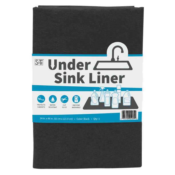 Sandt Inc Under Sink Mat Non Adhesive Absorbent Waterproof Shelf Liner