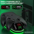 thumbnail image 4 of Controller Controller Charger Station for Series X S LED Controller Dual Stand Charging Dock with 2 4800mWh Rechargeable Batteries 4 Battery Covers, 4 of 7