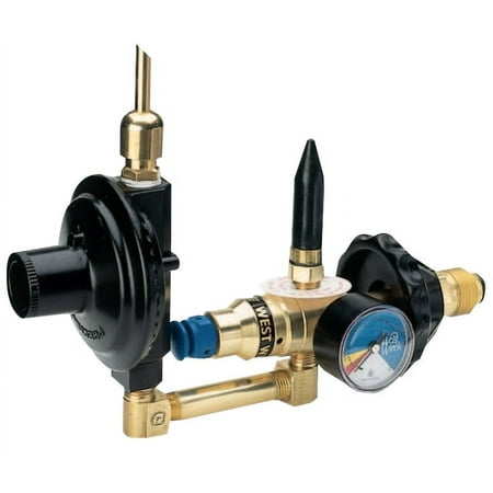 Western Enterprises Professional Foil/Latex Balloon Inflators, Helium, 3,000 psi inlet