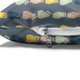 thumbnail image 4 of Cats Pet Bed, Colorful Pattern with Young Kitties in Different Poses Domestic Friendly Kittens, Chew Resistant Pad for Dogs and Cats Cushion with Removable Cover, 24" x 39", Multicolor, by Ambesonne, 4 of 4
