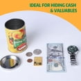 thumbnail image 6 of MyMealivos Hidden Safe Can Diversion Safe Fake Can with Hidden Compartment, Hidden Storage Keeps for Valuables, Cash, Keys, and Jewelry-Peach, 6 of 7