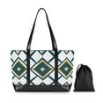 thumbnail image 7 of FORMRS Laptop Tote Bag for Women with 15.6" Computer Compartments Handbag, Gold Geometric Pattern, 7 of 7