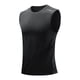 thumbnail image 1 of pstuiky Camisetas sin mangas para hombre, Camiseta deportiva informal de moda para hombre, lisa, sin mangas, con cuello redondo y manga corta Camisas para hombres xxxl, 1 of 3