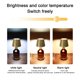 thumbnail image 4 of Lámpara LED para Botella Vino Mesa Recargable 3 Colores Control Táctil Regulable, 4 of 9