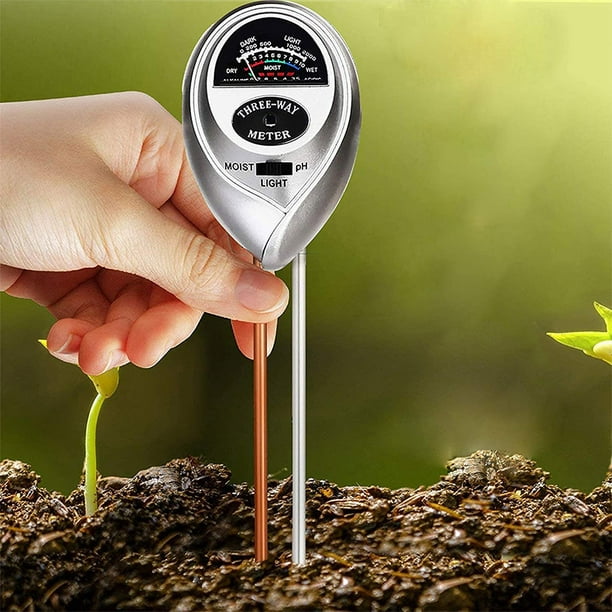 PH-mètre de sol 3-en-1 testeur de sol hygromètre Pour les plantes