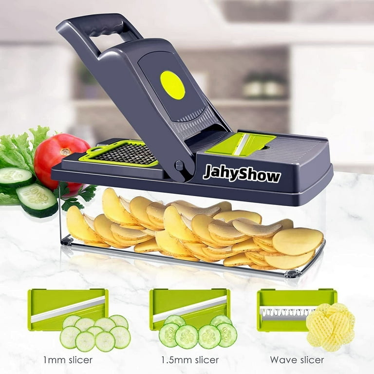 JahyShow 12 in 1 Vegetable Chopper Fruit Cutter: Efficient and  Multifunctional Dicer Container - Simplify Your Food Preparation with Ease!  