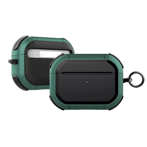 Funda Uso Rudo Gadget Collection Mx para Airpods Pro Gancho Verde