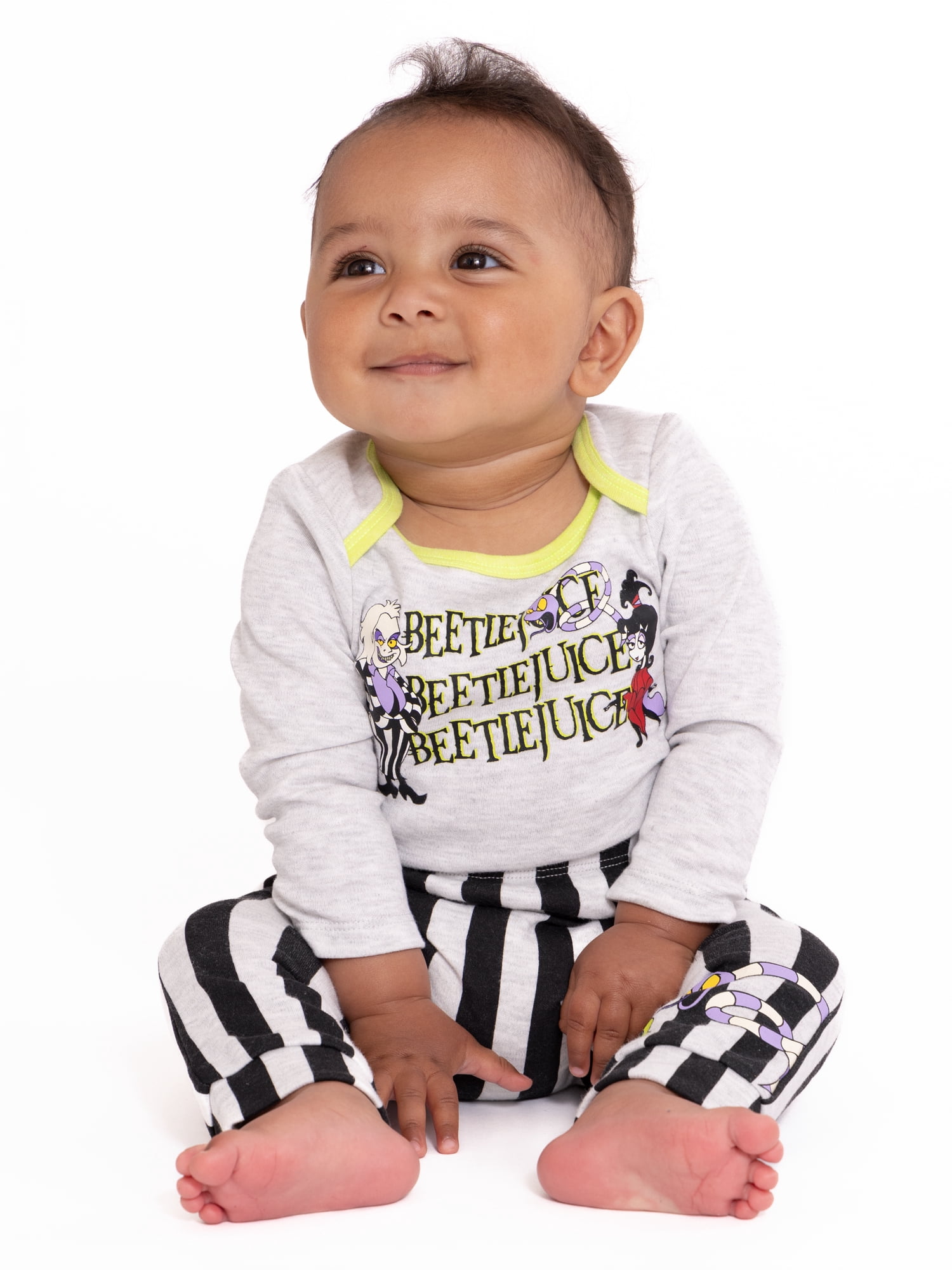 Baby Character Halloween Long-Sleeve Bodysuit, Pants, and Bib Outfit Set, 3-Piece, Sizes Newborn-12 Months
