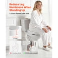 thumbnail image 2 of KFFKFF Raised Toilet Seat, 300 lbs Load Capacity, 3.5-Inch Lift Height, Commode Elevated Toilet Seat Riser with Enlarged Opening for Seniors, Elderly, 2 of 9