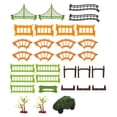 thumbnail image 3 of Juego de coches con rieles de dinosaurios para niños, minicoche y pista, juguete de construcción de ensamblaje DIY, pista Flexible, rompecabezas,, 3 of 9
