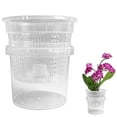 thumbnail image 1 of Pots Auto-Arrosants pour Plantes d'Intérieur avec Réservoir Profond et Grands Trous de Drainage pour Plantes et Fleurs d'Extérieur, Jardinière à Racines Nues, 1 of 8
