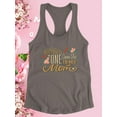thumbnail image 3 of Number One She Is My Mom Text Racerback Tank Women -Image by Shutterstock, Female XX-Large, 3 of 4