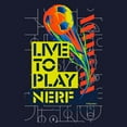 thumbnail image 3 of CafePress - Live To Play Nerf Soccer Sweatshirt - Classic Crew Neck Sweatshirt, 3 of 4