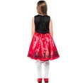 thumbnail image 4 of KAWELL Red Fancy Dress Costume Halloween with Hooded Cape, 4 of 7