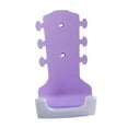 thumbnail image 4 of LeeQinersw Generic Guitar Wall Mount Hook No Drilling Ukulele Holder Stable for Violin Erhu Violet, 4 of 9