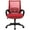 Red, variant on Yaheetech Mid-Back Mesh Office Chair with Rolling Wheels and Adjustable Height, Blue