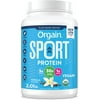Orgain Vanilla Sport Plant-Based Protein Powder - 30g of Protein, Made with Organic Turmeric, Ginger, Beets, Chia Seeds, Brown Rice and Fiber, Vegan, Made Without Gluten & Dairy, Non-GMO, 2.01 lb