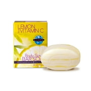 Clear Essence Lemon Plus Vitamin C Body Scrub Bar Soap, 5 Oz.