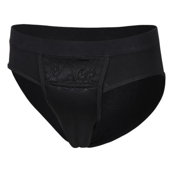 2x Calzoncillo de Hombres Transpirable Ropa Interipr de Oculación Lencería Transgénero de Disfraces Cosplay Yinane Ocultar panty gaff